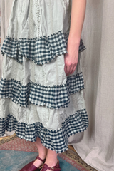 Hand Stitched Check Dress