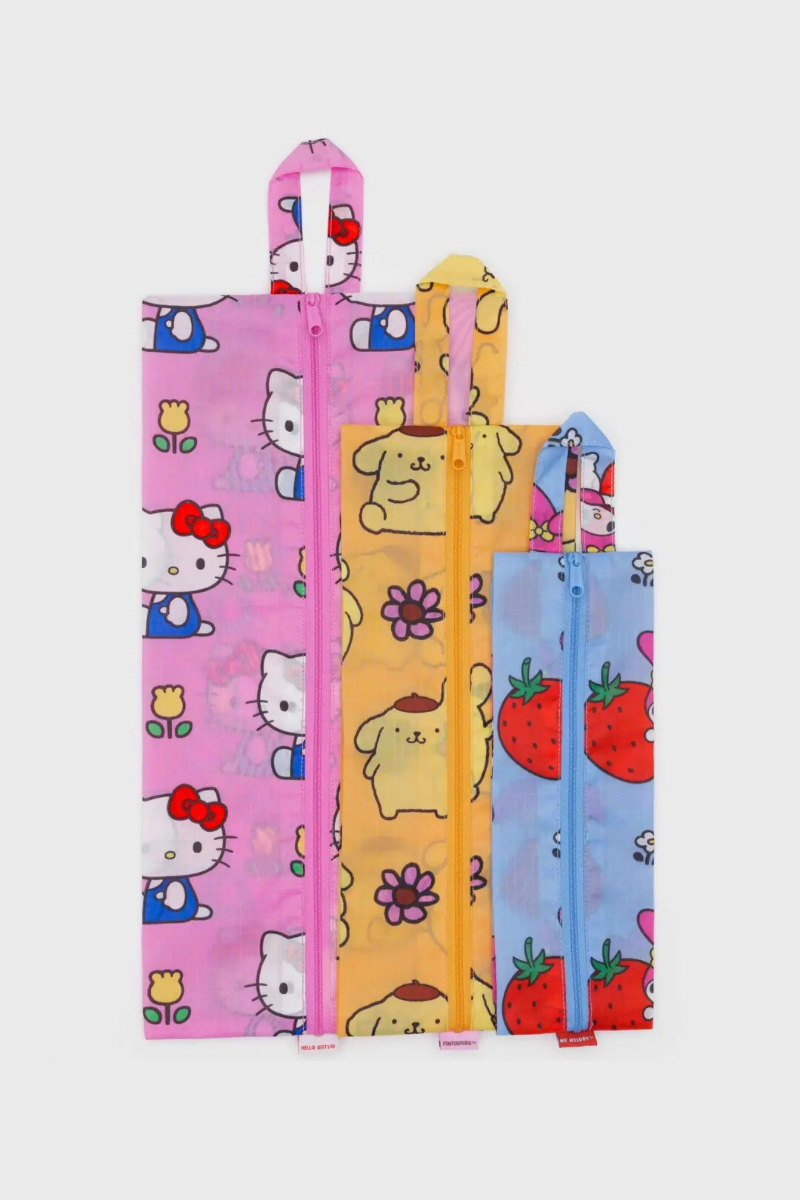 3D Zip Set Hello Kitty and Friends Florals