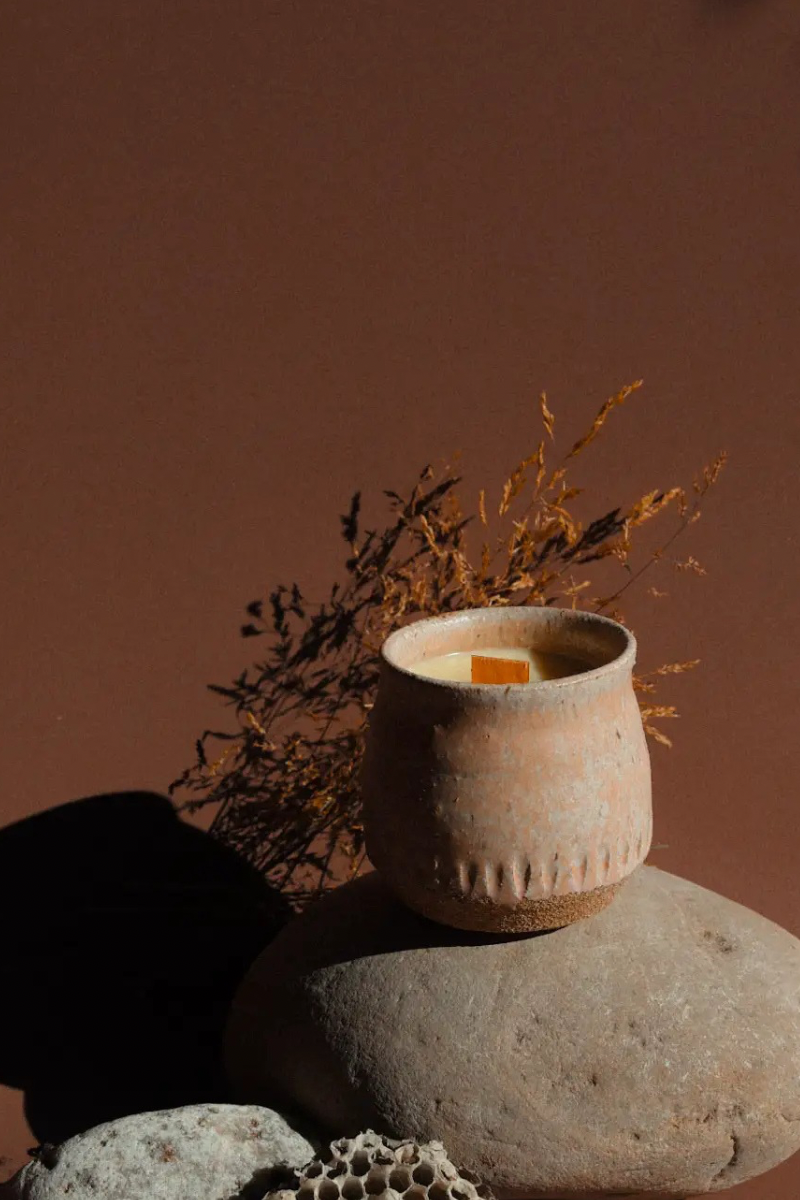 Homeward Clay Candle