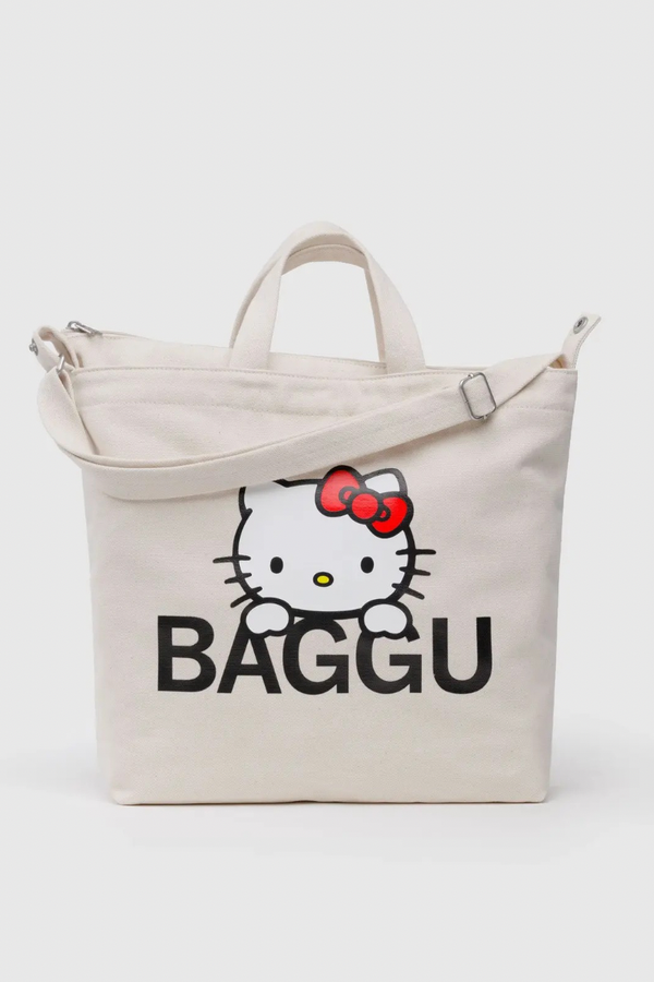 Horizontal Zip Duck Bag Hello Kitty