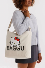 Horizontal Zip Duck Bag Hello Kitty