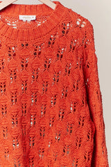 Open Knit Sweater
