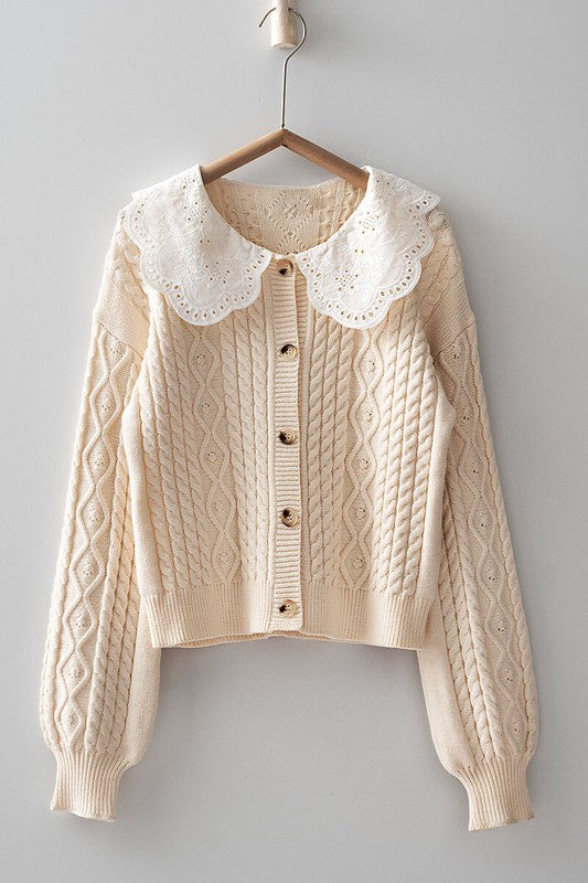 Princess Collar Cardigan