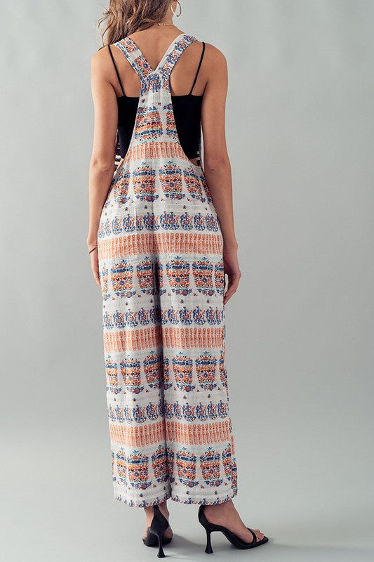Pineapple Print Jumpsuit