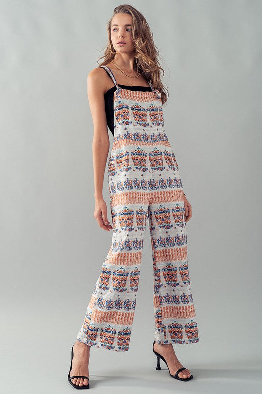 Pineapple Print Jumpsuit