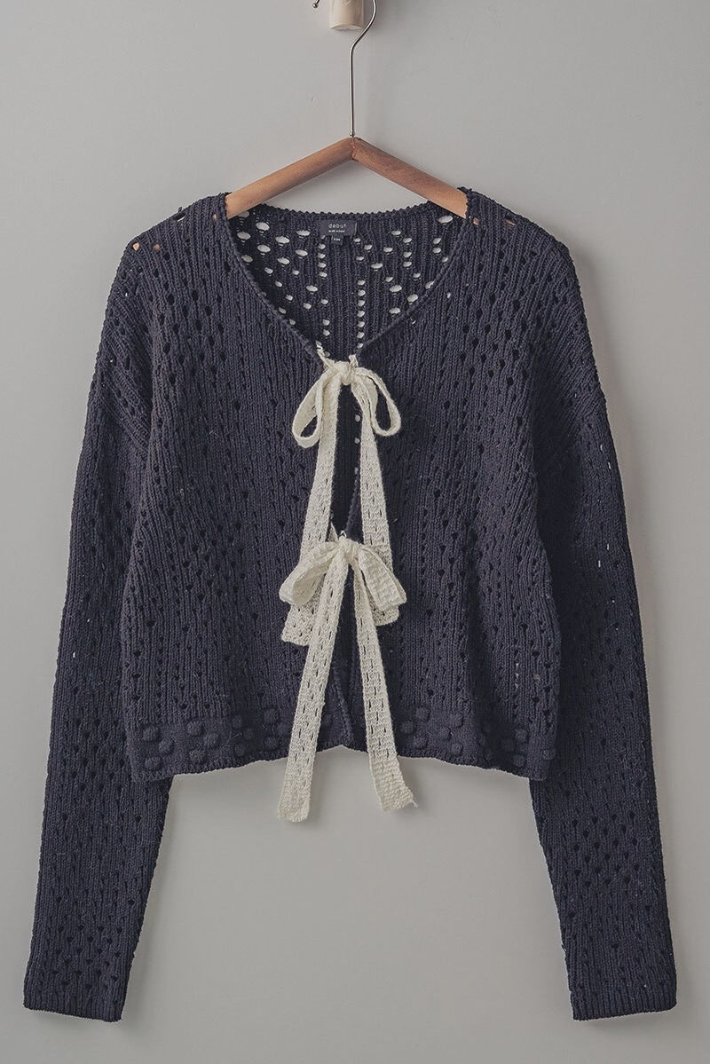 Tie Front Cardigan