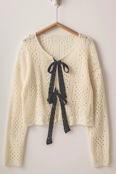 Tie Front Cardigan