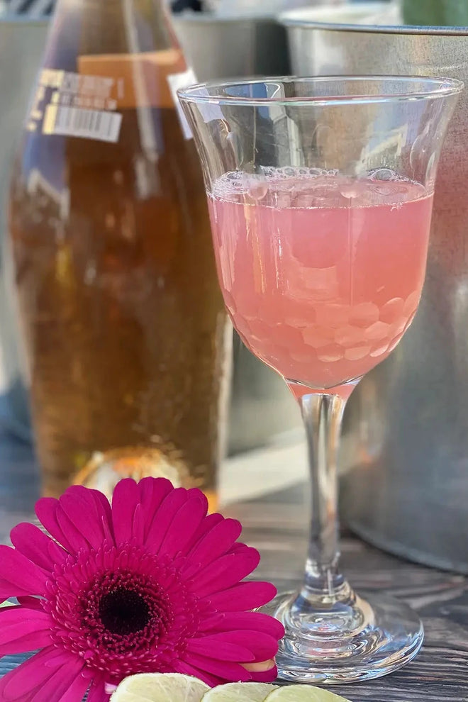 Moroccan Wine Bubble Glass