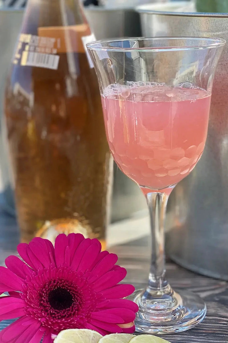 Moroccan Wine Bubble Glass