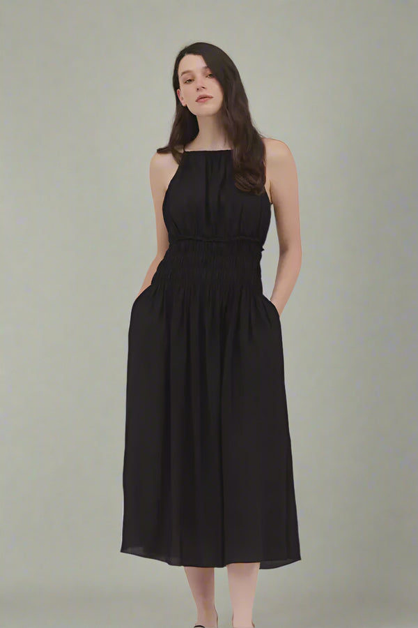 Crinkle Maxi Dress