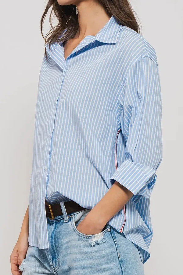 Detail Statement Button Shirt