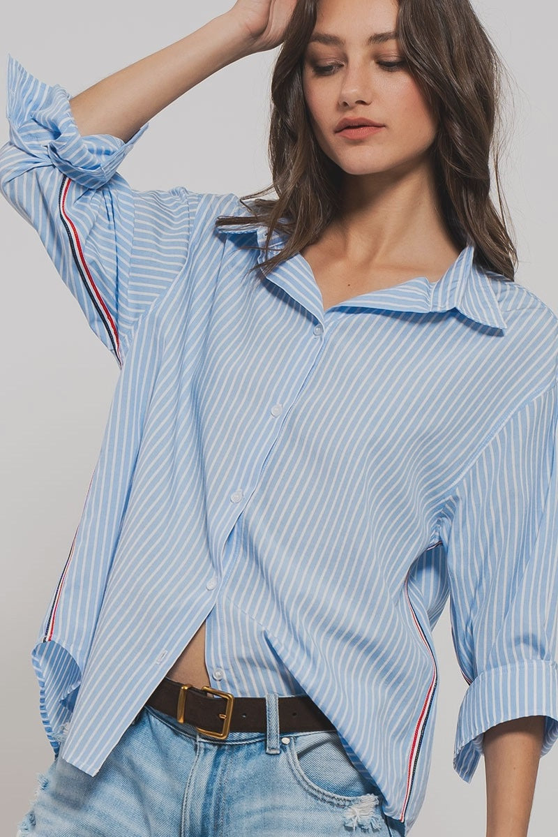 Detail Statement Button Shirt