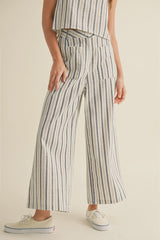 Striped Pattern Trousers