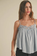 Contrast Tank Top