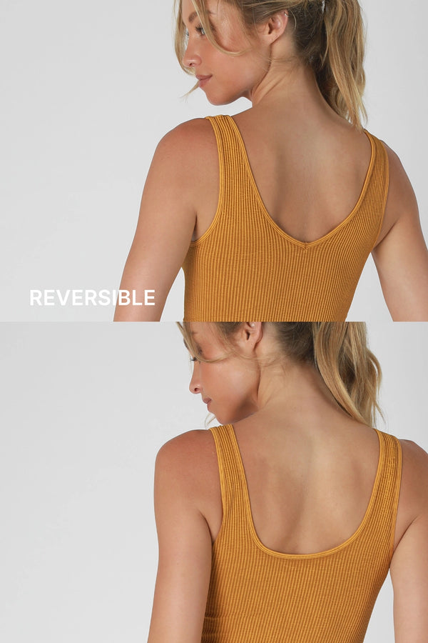 Vintage Reversible Crop Top