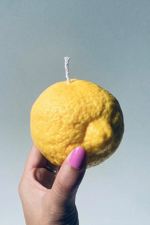 Large Lemon Candle
