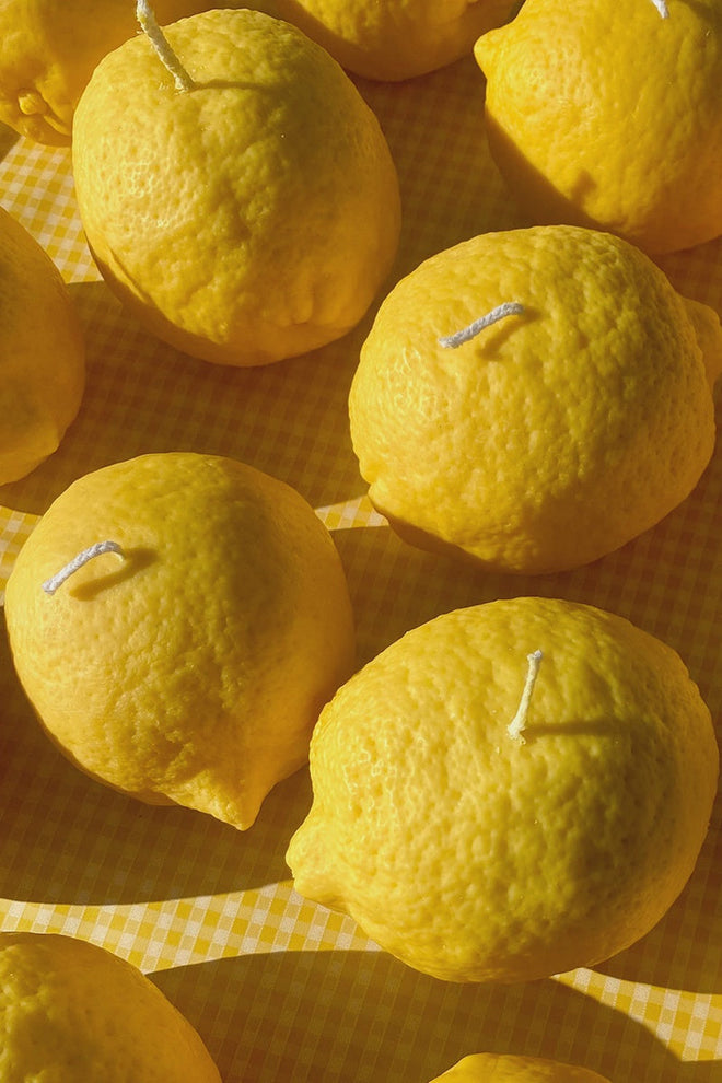 Large Lemon Candle
