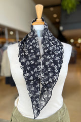 Scarvii Ruffled Floral Scarf