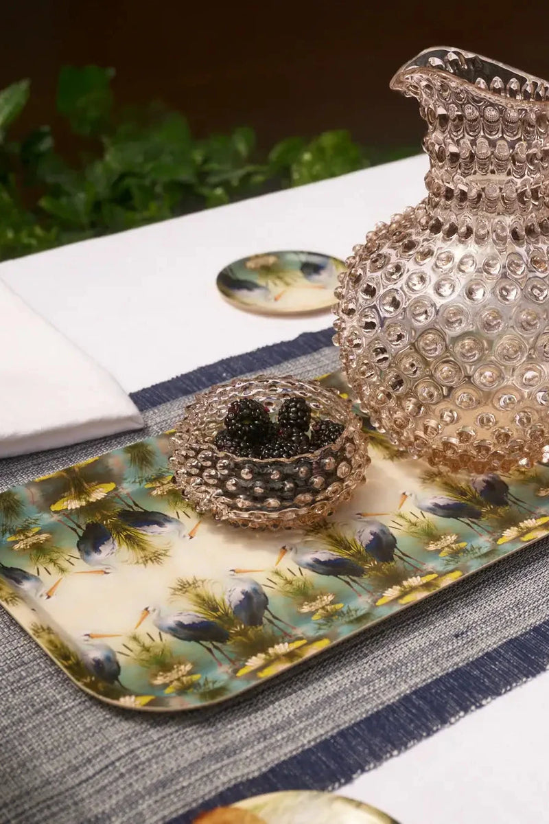 Handblown Hobnail Small Bowl