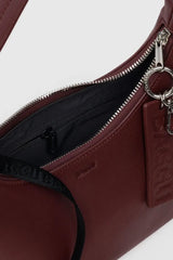 Mini Recycled Leather Shoulder Bag