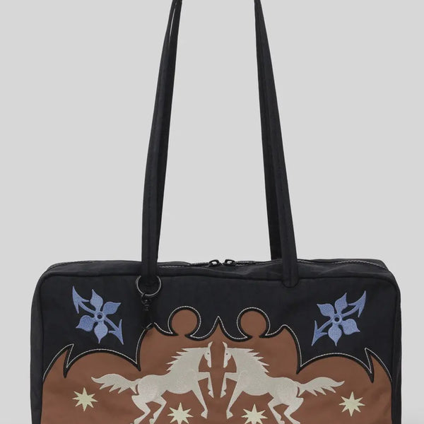 BAGGU Medium Nylon Bowler Bag – Studio Opal Boutique