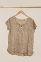 Linen Henley