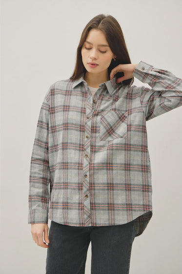 Classic Cotton Plaid Shirt
