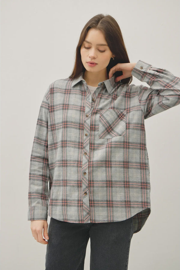Classic Cotton Plaid Shirt
