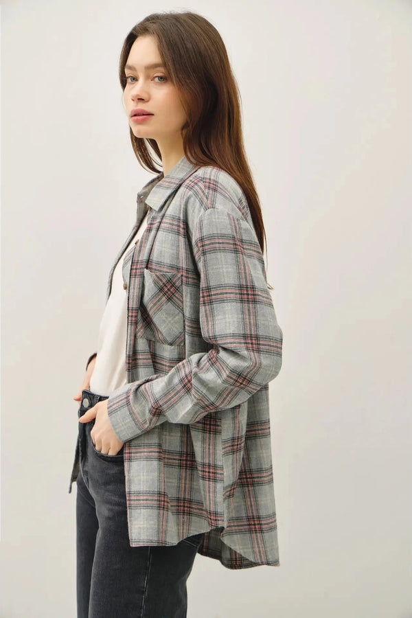 Classic Cotton Plaid Shirt