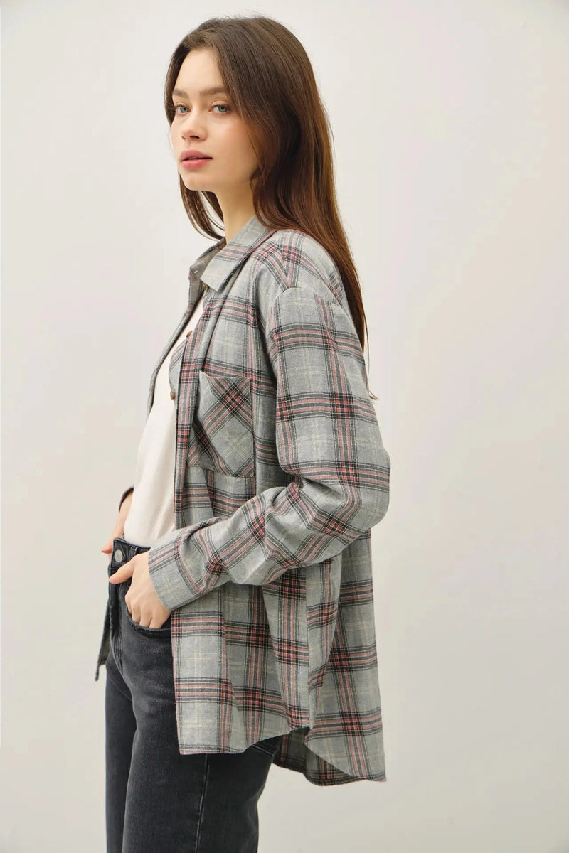 Classic Cotton Plaid Shirt