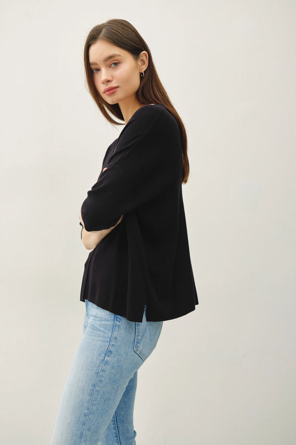 Drop Shoulder VNeck
