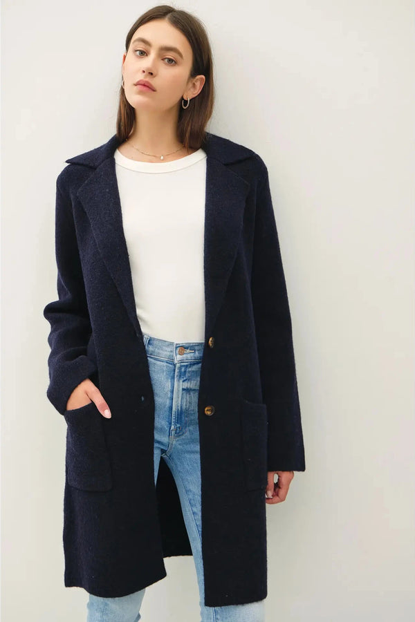 Ultra Soft Button Coatigan
