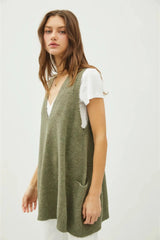 Oversized Sweater Vest