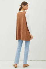 Oversized Sweater Vest