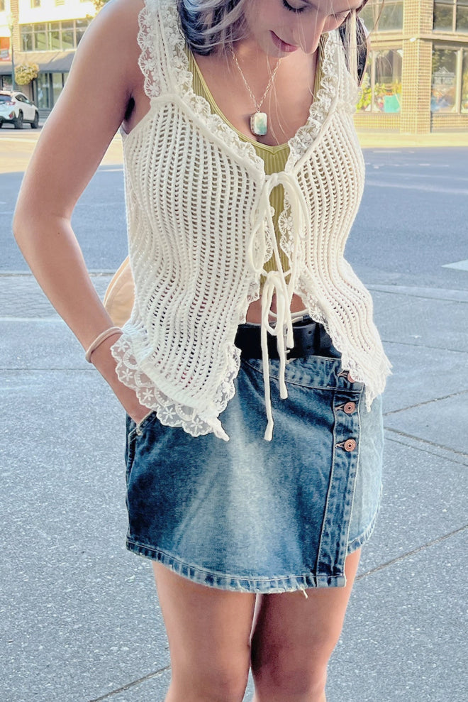 Lace Trim Tank