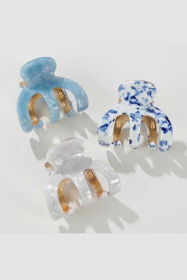 Jade Coastal Hair Clip