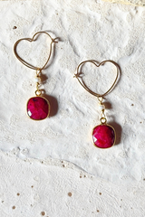 Emotional Ruby Earrings