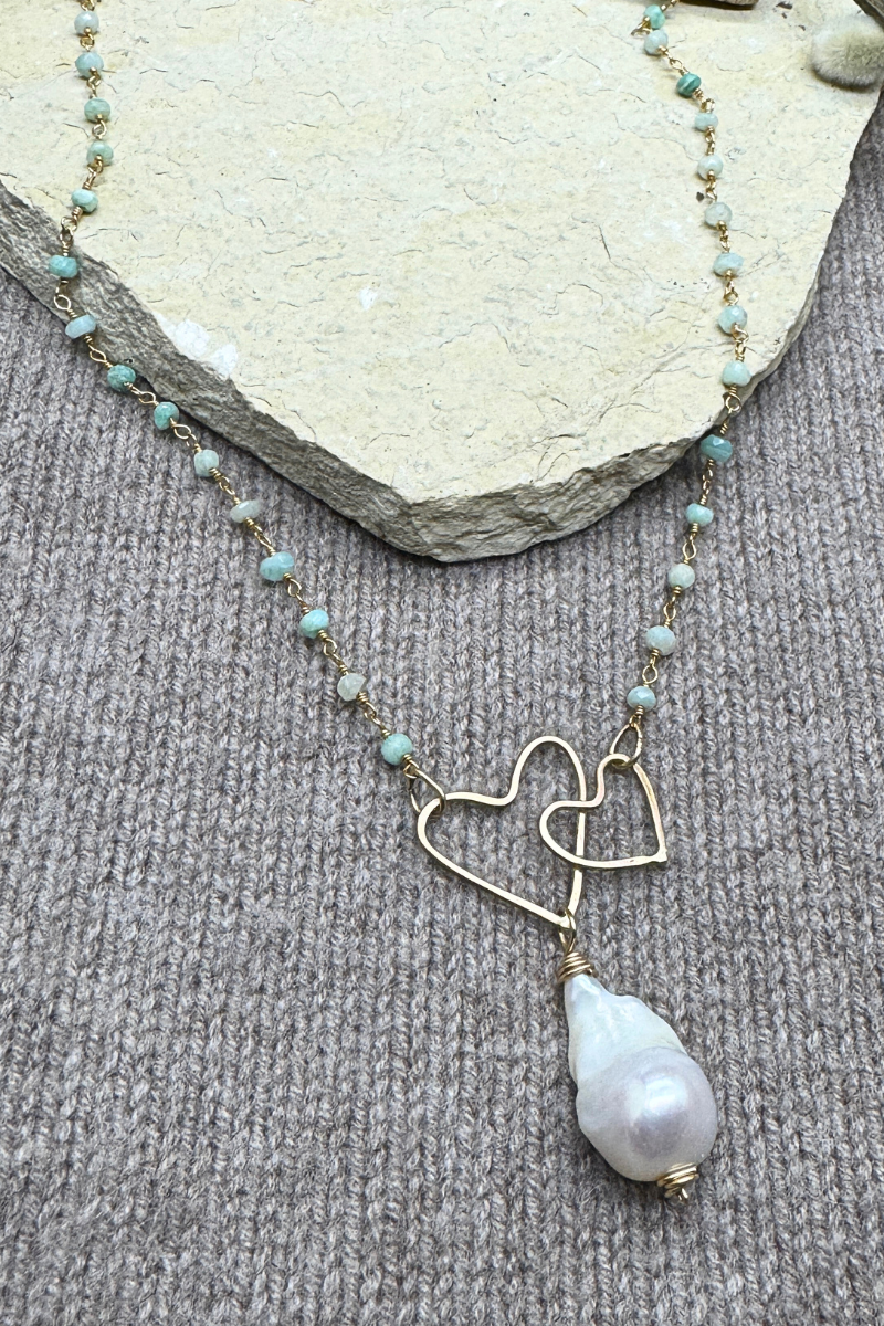 Two Hearts Necklace