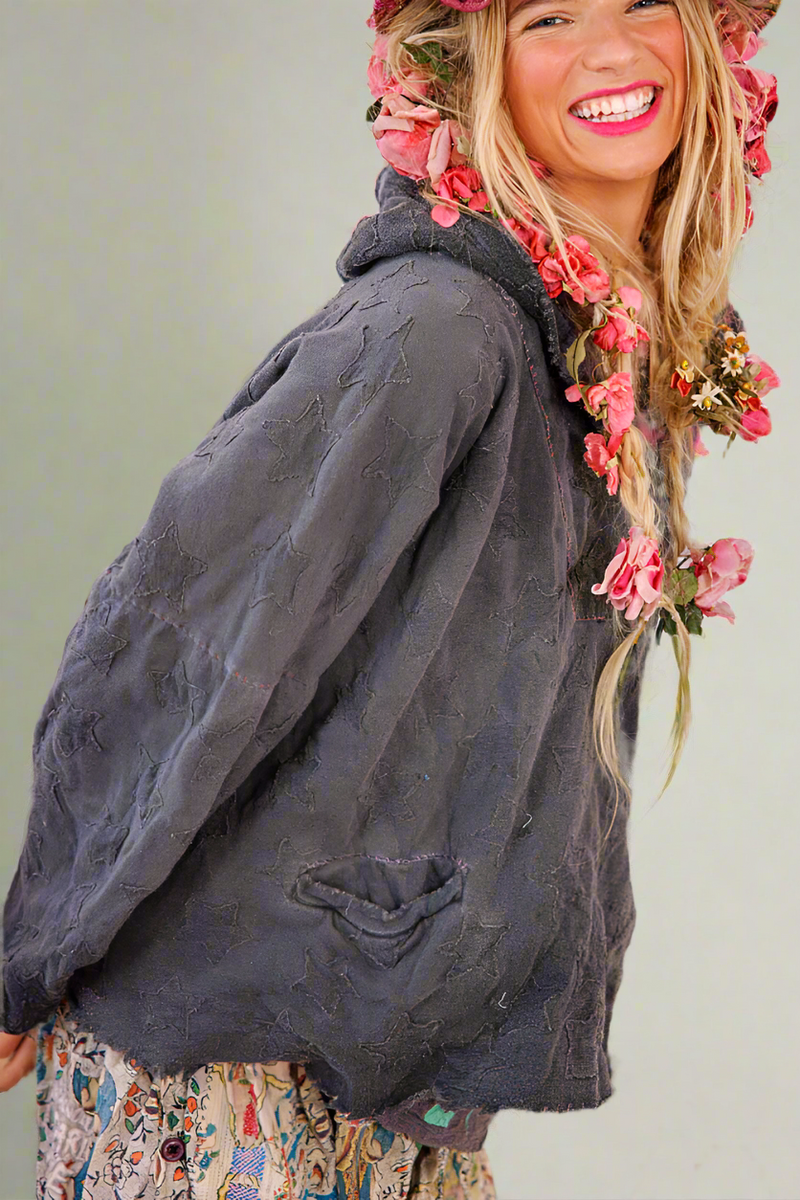 Star Applique Fritza Hoodie