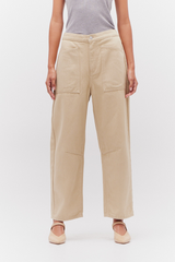 Curved Denim Pant