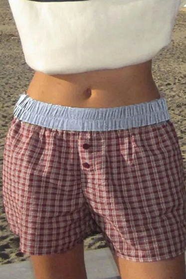 Everywhere Everyday Striped Elastic Waist Boxer Shorts