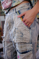 Quilted Tatum Cargo Denims