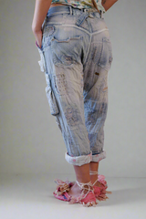 Quilted Tatum Cargo Denims