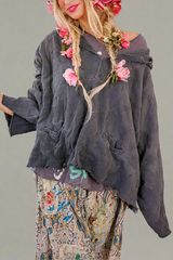 Star Applique Fritza Hoodie