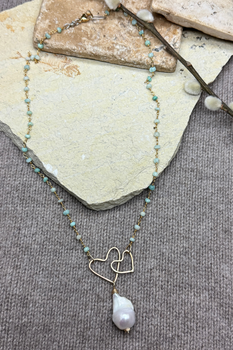 Two Hearts Necklace