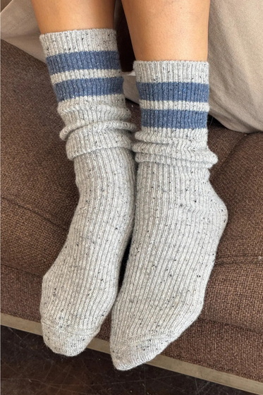 Snow Varsity Socks