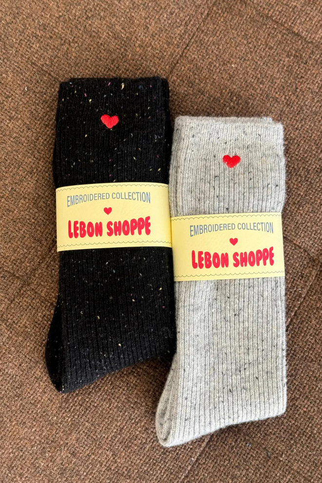 Embroidered Snow Socks