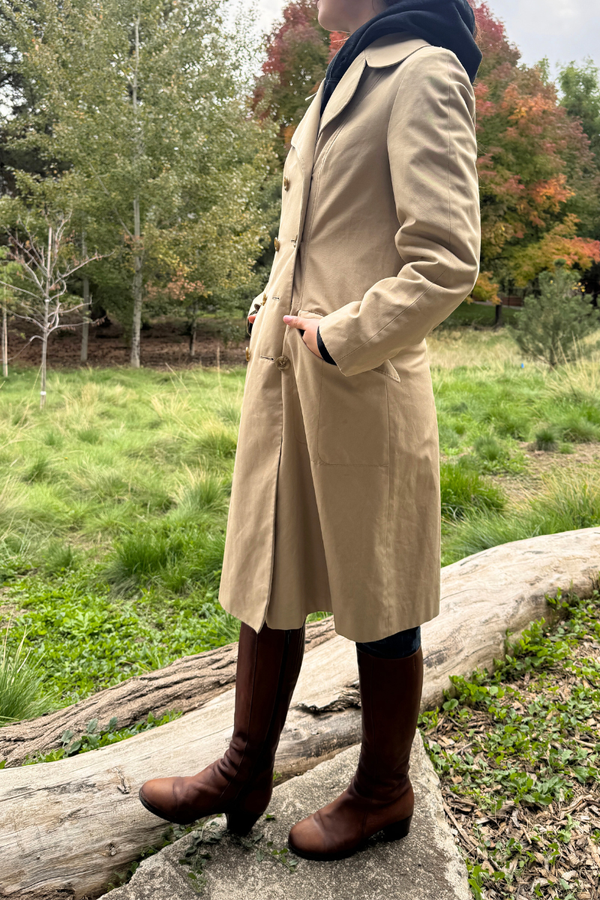 Vintage French Trench Coat