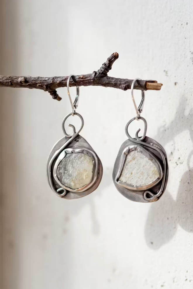 Aegean Sea Relic Earrings