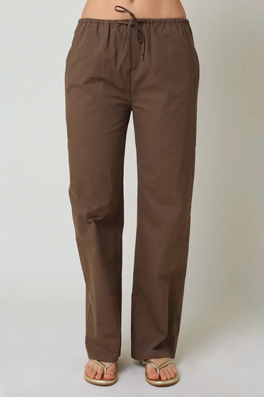 Kathy Cotton Drawstring Pants